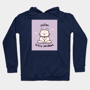 Kawaii Cute Yoga Meditating Cat Hoodie